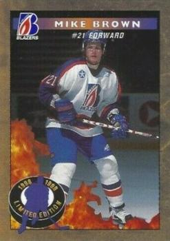 1998-99 Kamloops Blazers (WHL) #3 Mike Brown Front