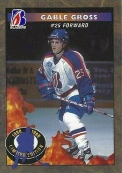 1998-99 Kamloops Blazers (WHL) #20 Gable Gross Front