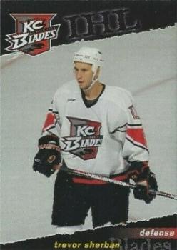 1998-99 Kansas City Blades (IHL) #4 Trevor Sherban Front