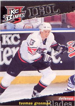 1998-99 Kansas City Blades (IHL) #6 Tuomas Gronman Front