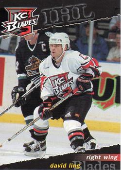 1998-99 Kansas City Blades (IHL) #12 David Ling Front