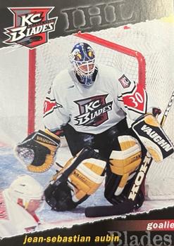 1998-99 Kansas City Blades (IHL) #23 Jean-Sebastien Aubin Front
