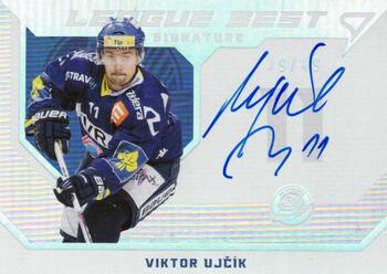 2021-22 SportZoo Tipsport ELH - League Best Autographs #LS-08 Viktor Ujcik Front