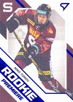 2021-22 SportZoo Tipsport ELH - Rookie Premiere Blue Limited #RP-1 Nino Tomov Front