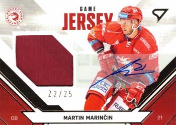2021-22 SportZoo Tipsport ELH - Game Jersey Autographs #JS-MM Martin Marincin Front