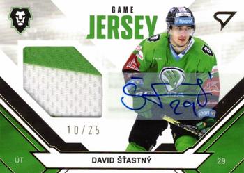 2021-22 SportZoo Tipsport ELH - Game Jersey Autographs #JS-DS David Stastny Front