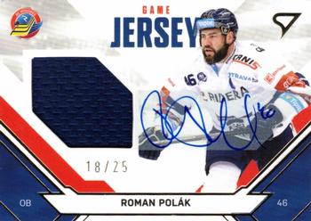 2021-22 SportZoo Tipsport ELH - Game Jersey Autographs #JS-RP Roman Polak Front