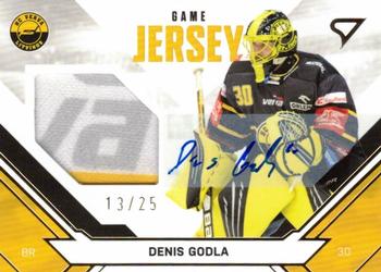 2021-22 SportZoo Tipsport ELH - Game Jersey Autographs #JS-DG Denis Godla Front