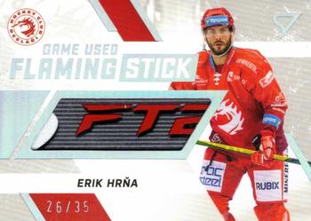 2021-22 SportZoo Tipsport ELH - Flaming Stick #FS-EH Erik Hrna Front