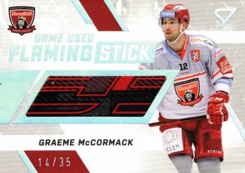 2021-22 SportZoo Tipsport ELH - Flaming Stick #FS-GM Graeme McCormack Front