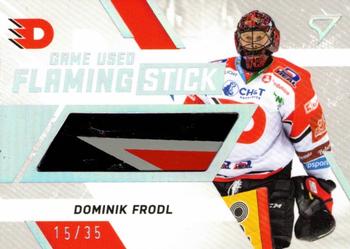 2021-22 SportZoo Tipsport ELH - Flaming Stick #FS-DF Dominik Frodl Front