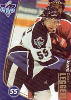 1999-00 Rimouski Oceanic (QMJHL) #15 Casey Leggett Front