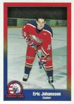 1999-00 Tri-City Americans (WHL) #9 Eric Johansson Front
