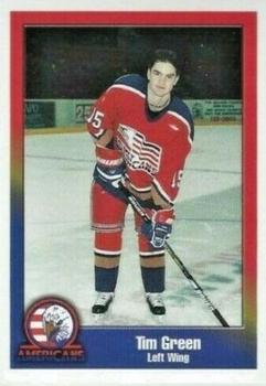 1999-00 Tri-City Americans (WHL) #12 Tim Green Front