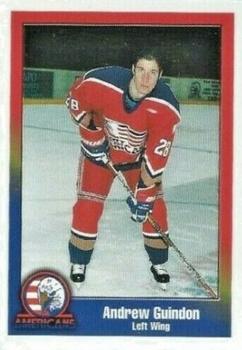1999-00 Tri-City Americans (WHL) #23 Andrew Guindon Front