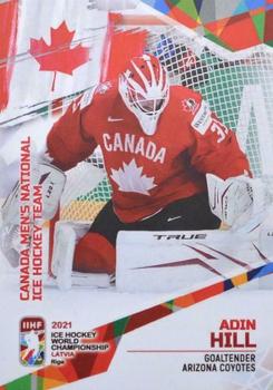 2021 BY Cards IIHF World Championship #CAN2021-01 Adin Hill Front