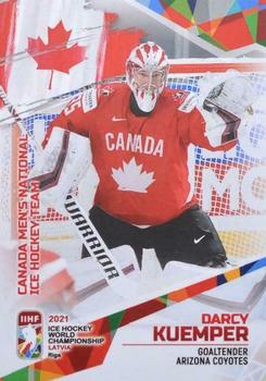 2021 BY Cards IIHF World Championship #CAN2021-02 Darcy Kuemper Front