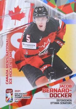 2021 BY Cards IIHF World Championship #CAN2021-05 Jacob Bernard-Docker Front