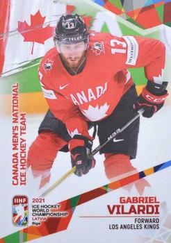 2021 BY Cards IIHF World Championship #CAN2021-14 Gabriel Vilardi Front