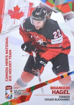 2021 BY Cards IIHF World Championship #CAN2021-18 Brandon Hagel Front