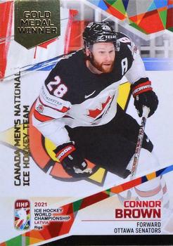 2021 BY Cards IIHF World Championship #CAN2021-47 Connor Brown Front