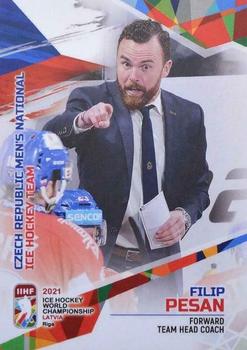 2021 BY Cards IIHF World Championship #CZE2021-29 Filip Pesan Front
