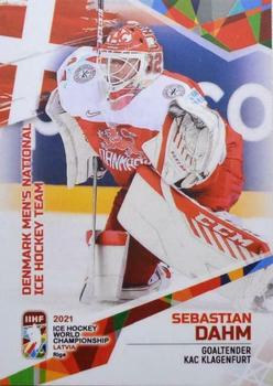 2021 BY Cards IIHF World Championship #DEN2021-03 Sebastian Dahm Front