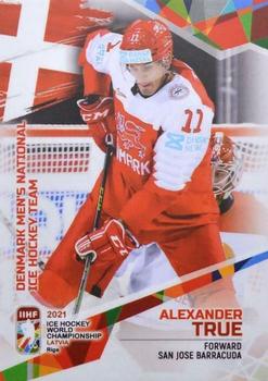 2021 BY Cards IIHF World Championship #DEN2021-15 Alexander True Front