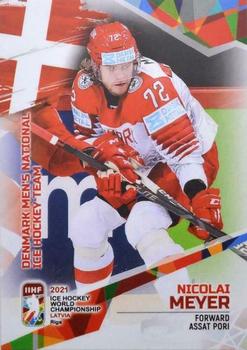 2021 BY Cards IIHF World Championship #DEN2021-24 Nicolai Meyer Front