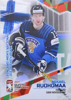 2021 BY Cards IIHF World Championship #FIN/2021-14 Mikael Ruohomaa Front