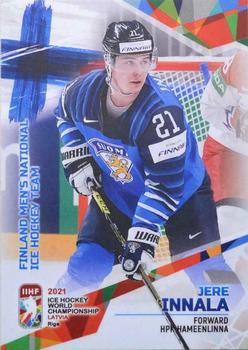 2021 BY Cards IIHF World Championship #FIN/2021-17 Jere Innala Front