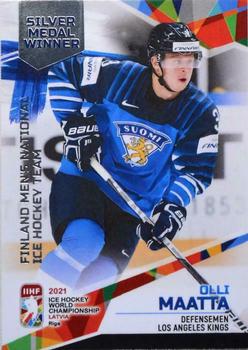 2021 BY Cards IIHF World Championship #FIN/2021-34 Olli Maatta Front