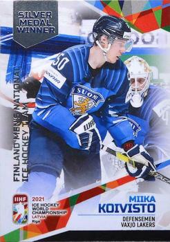 2021 BY Cards IIHF World Championship #FIN/2021-39 Miika Koivisto Front