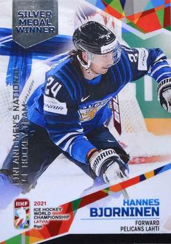 2021 BY Cards IIHF World Championship #FIN/2021-48 Hannes Bjorninen Front