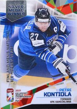 2021 BY Cards IIHF World Championship #FIN/2021-50 Petri Kontiola Front