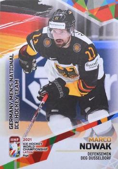 2021 BY Cards IIHF World Championship #GER2021-07 Marco Nowak Front