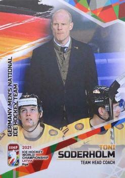 2021 BY Cards IIHF World Championship #GER2021-29 Toni Soderholm Front