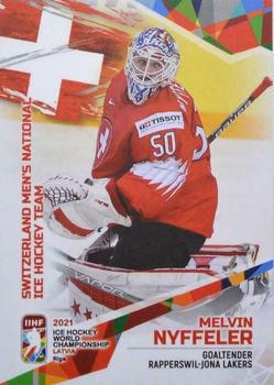 2021 BY Cards IIHF World Championship #SUI2021-02 Melvin Nyffeler Front