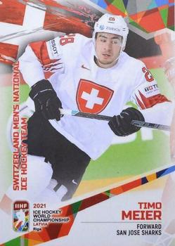 2021 BY Cards IIHF World Championship #SUI2021-19 Timo Meier Front
