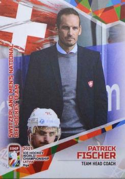 2021 BY Cards IIHF World Championship #SUI2021-29 Patrick Fischer Front