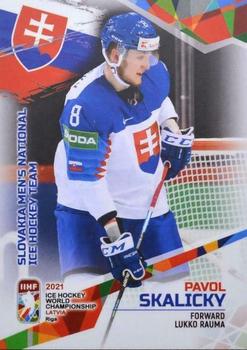 2021 BY Cards IIHF World Championship #SVK2021-14 Pavol Skalicky Front