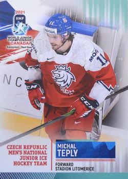 2021 BY Cards IIHF World Junior Championship #CZEU202021-12 Michal Teply Front