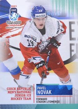 2021 BY Cards IIHF World Junior Championship #CZEU202021-13 Pavel Novak Front