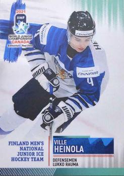 2021 BY Cards IIHF World Junior Championship #FIN/U20/2021-05 Ville Heinola Front