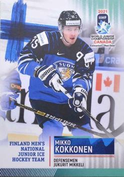 2021 BY Cards IIHF World Junior Championship #FIN/U20/2021-10 Mikko Kokkonen Front