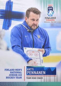 2021 BY Cards IIHF World Junior Championship #FIN/U20/2021-25 Antti Pennanen Front