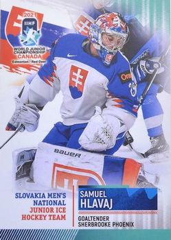 2021 BY Cards IIHF World Junior Championship #SVKU202021-01 Samuel Hlavaj Front