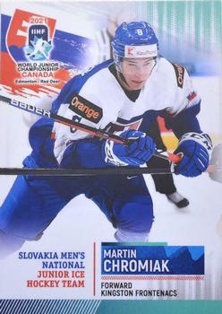 2021 BY Cards IIHF World Junior Championship #SVKU202021-12 Martin Chromiak Front