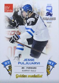 2016 BY Cards IIHF World Junior Championship #FIN/U20-06 Jesse Puljujarvi Front