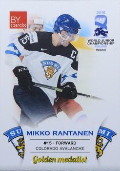 2016 BY Cards IIHF World Junior Championship #FIN/U20-07 Mikko Rantanen Front